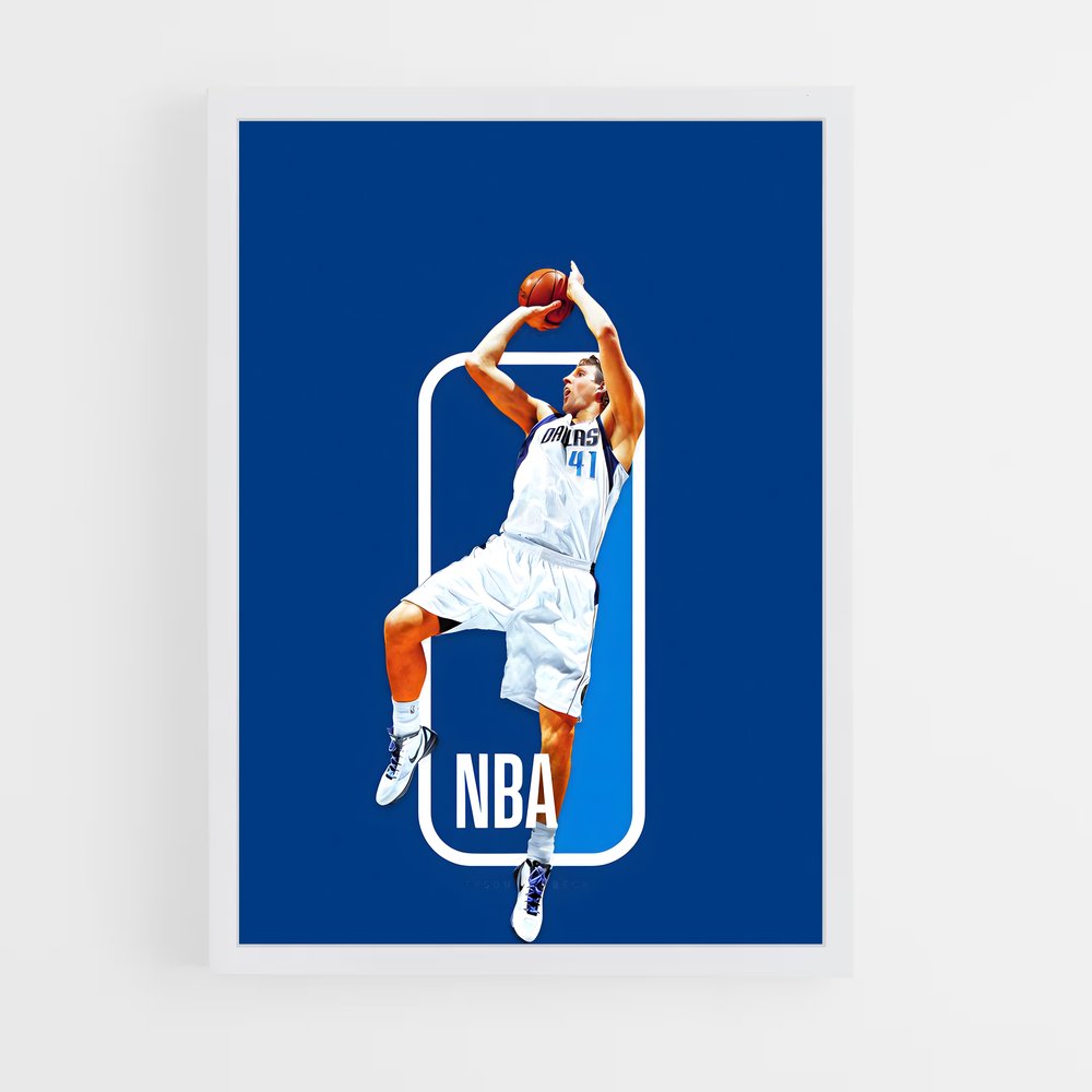 Poster Légende des Mavericks – affiche Basketball (vue 3)